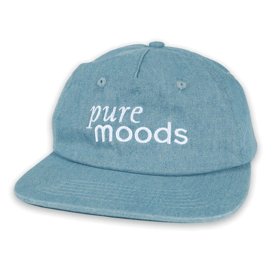 Theories Pure Moods Embroidered Strapback Denim
