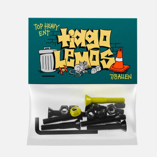 Top Heavy Entertainment Tiago Pro Skateboard Bolts - 7/8'' Allen