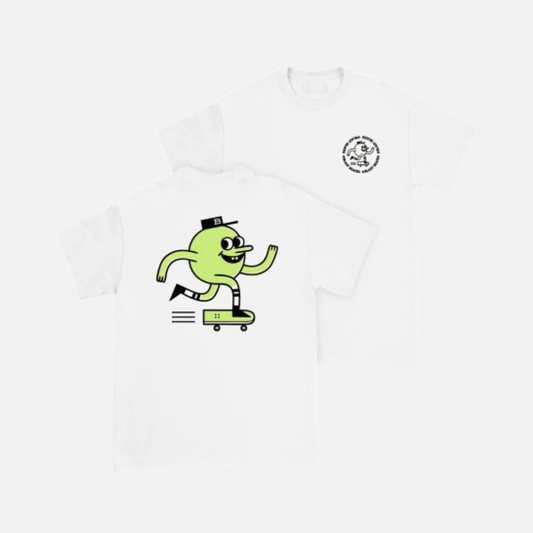 Ed Mascot Glow In Dark - T-Shirt - White