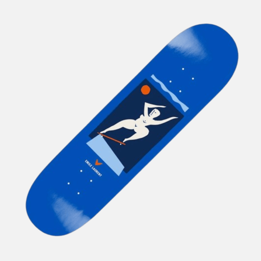 Polar Skateboards Emile Laurent Crooks (Blue) Skateboard Deck 8.5'' (Short)
