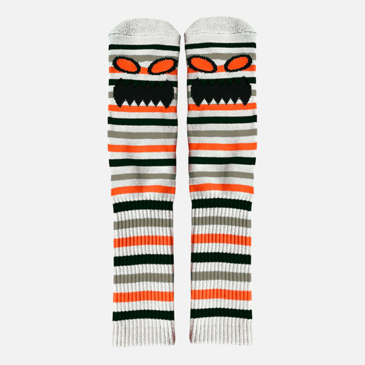 Toy Machine Monster Face Mini Stripes Grey / Orange