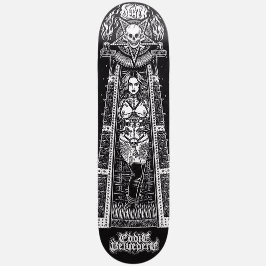 Death Eddie Belvedere Maiden-Skateboard Deck - 8.5"