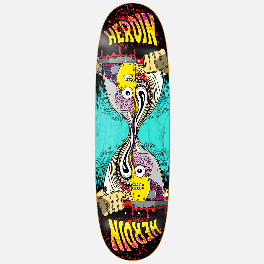 Heroin Skateboards Razor Egg Merged Deck 9.25"