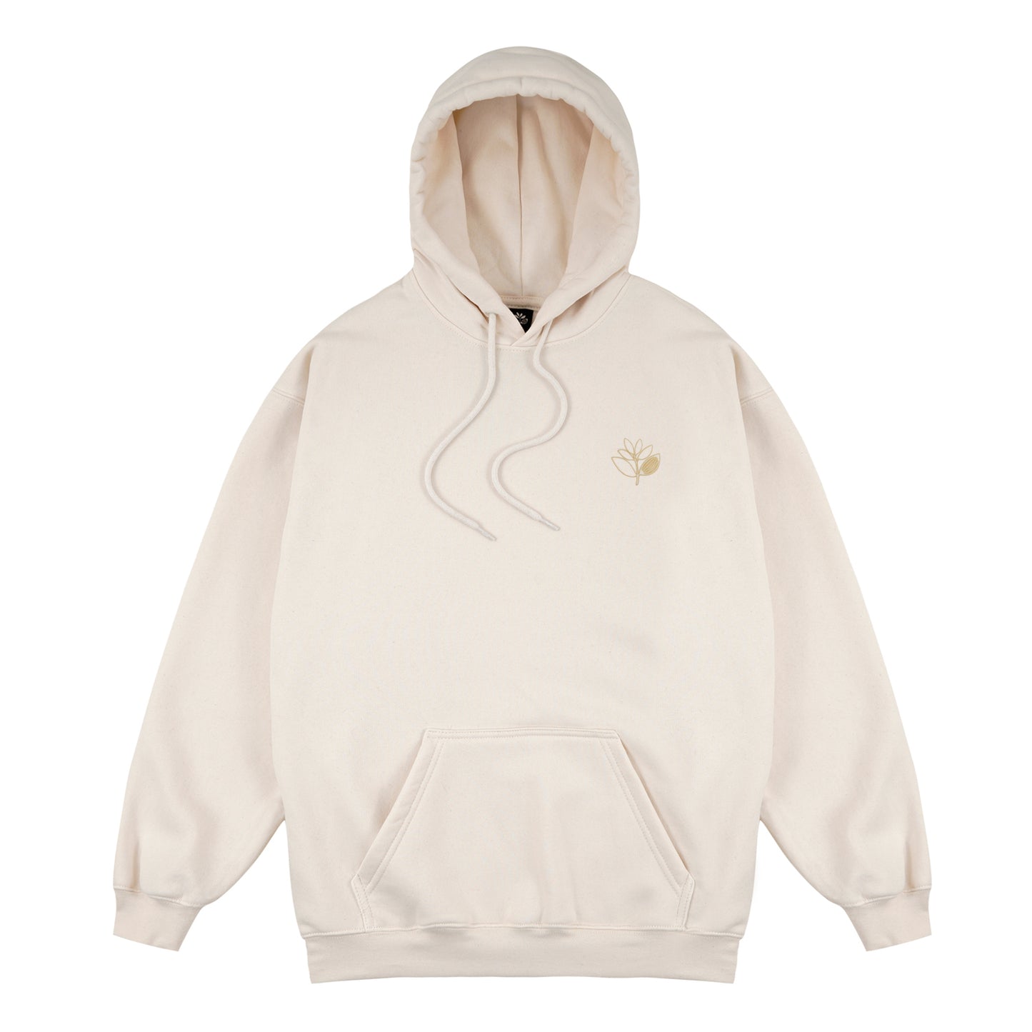 Magenta Outline Hoodie Natural