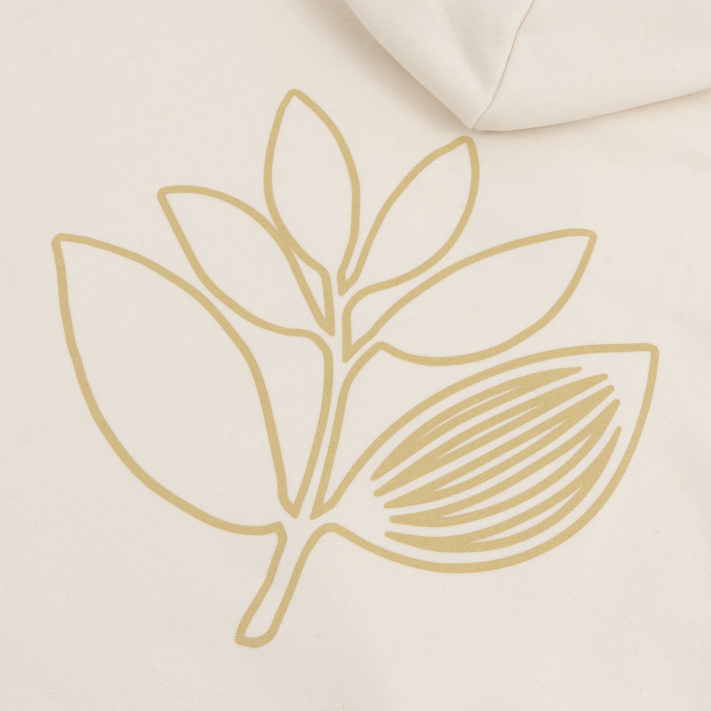 Magenta Outline Hoodie Natural