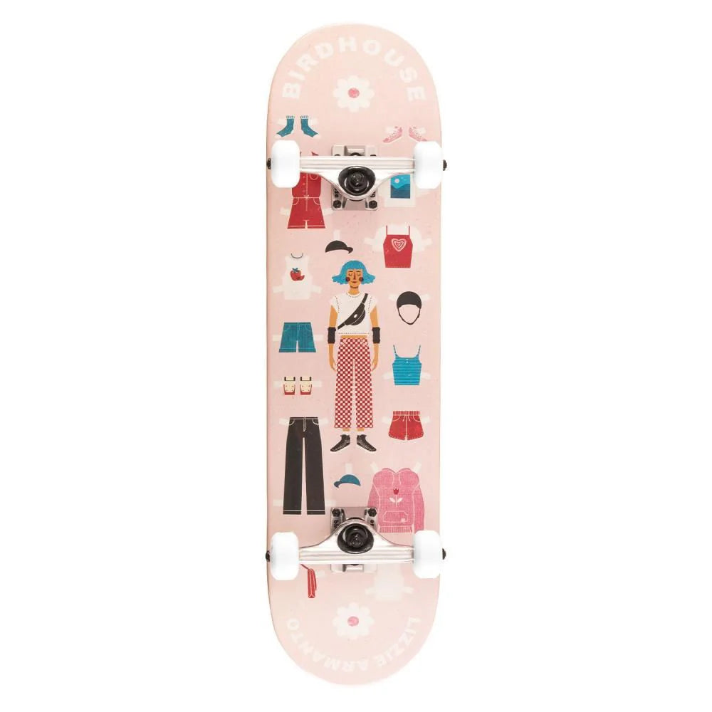 Birdhouse Stage 1 Armanto Paper Dolls Complete Skateboard - 8.0"