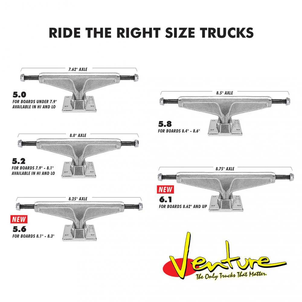 Venture V8 Polished 5.8 Pair