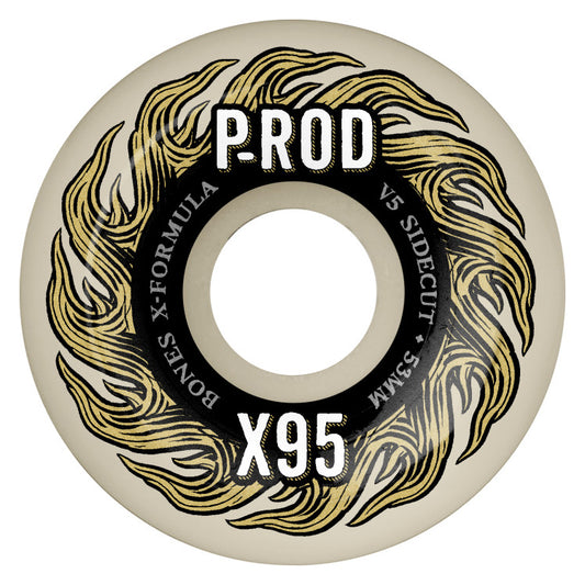 BONES Wheels X-Formula P-Rod Pro 53mm x 31mm V5 Sidecut 95A