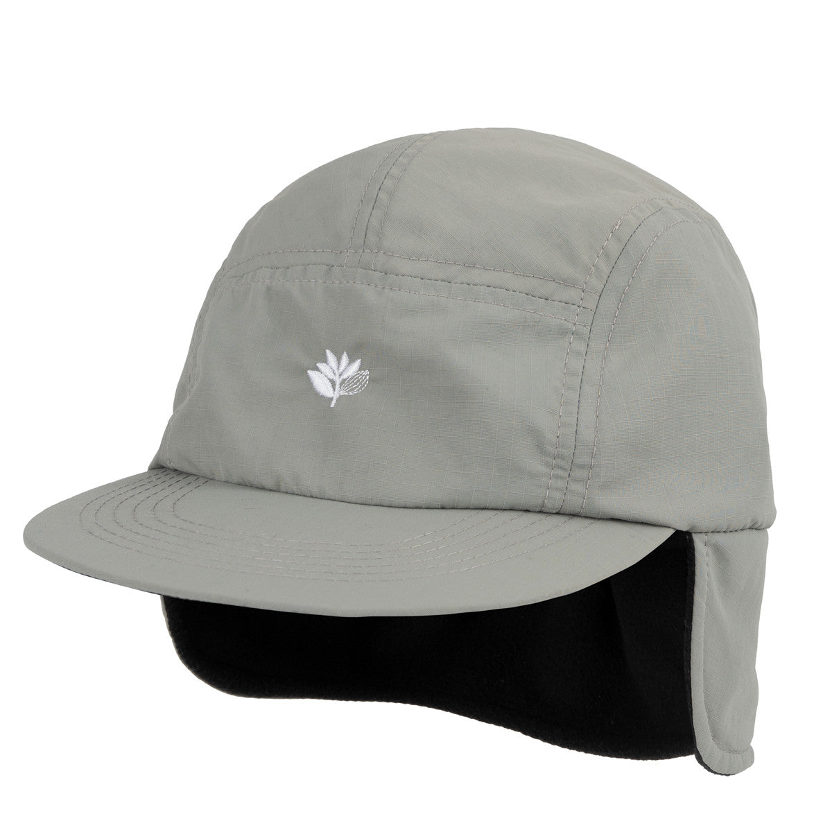 Magenta Reversible Flap Hat Natural / Black