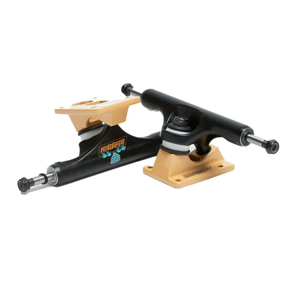 Slappy ST1 Curb Creeper Us Skateboard Trucks Black/Gold - 8.25