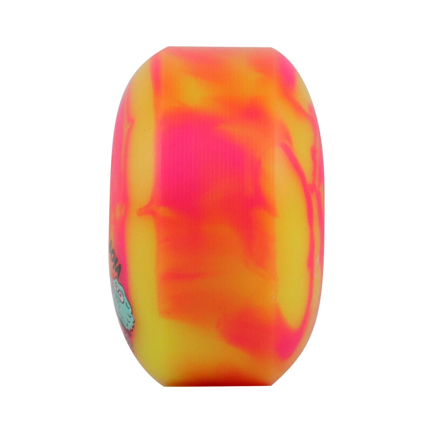 Snot Wheel Co Swirl 52MM 101A - Pink/Yellow Swirl