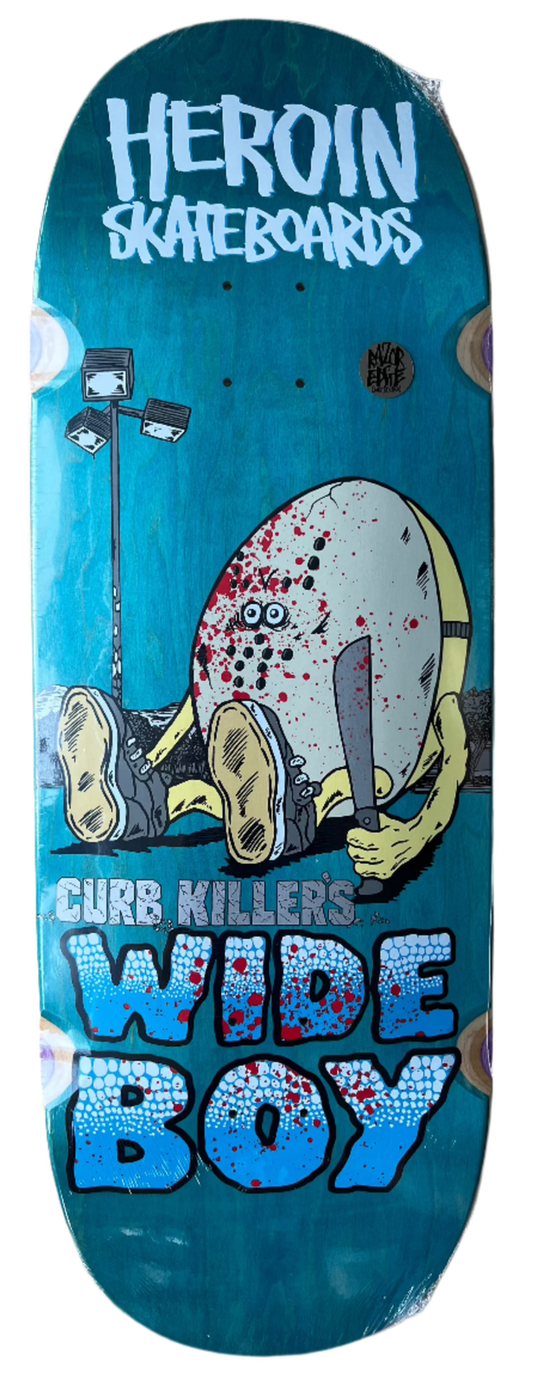 Heroin Curb Killer Wide Boy Deck - 10.75”