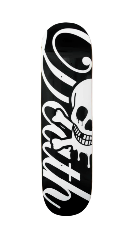 DEATH 'Script' Black/White 8.25 Popsicle2 Skateboard Deck