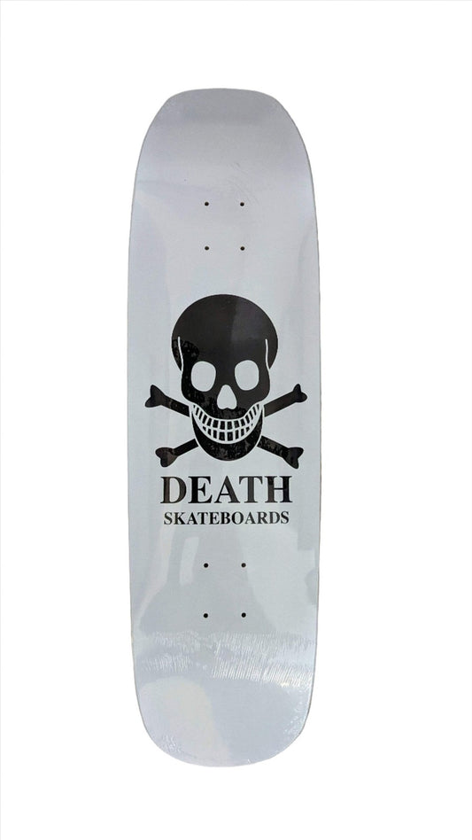 Death OG Skull Black 'Pool Shape' Skateboard Deck - 9"