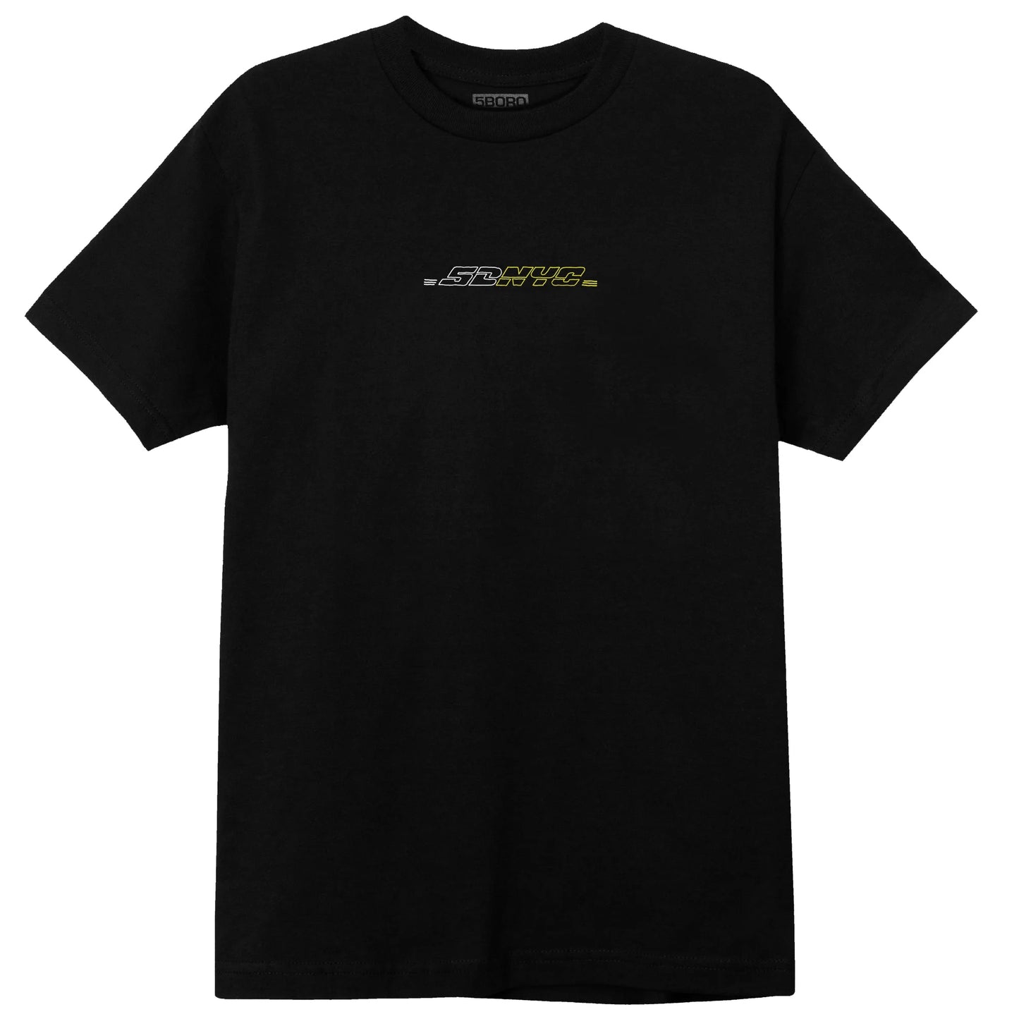 5Boro Cargo Plane Short Sleeve Tee Black